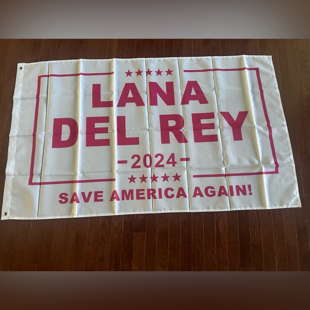 Lana Del Rey Flag Banner Tapestry Wall Decor Large 3x5 Feet